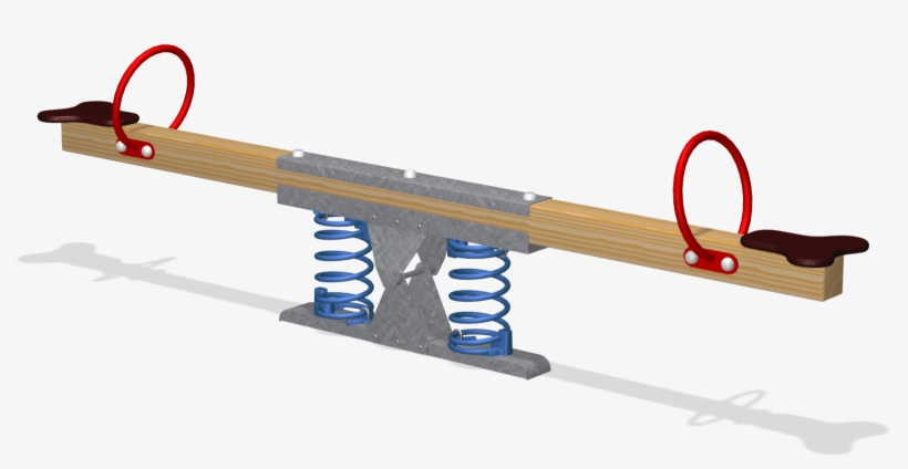 Seesaw With Springs, transparent png download