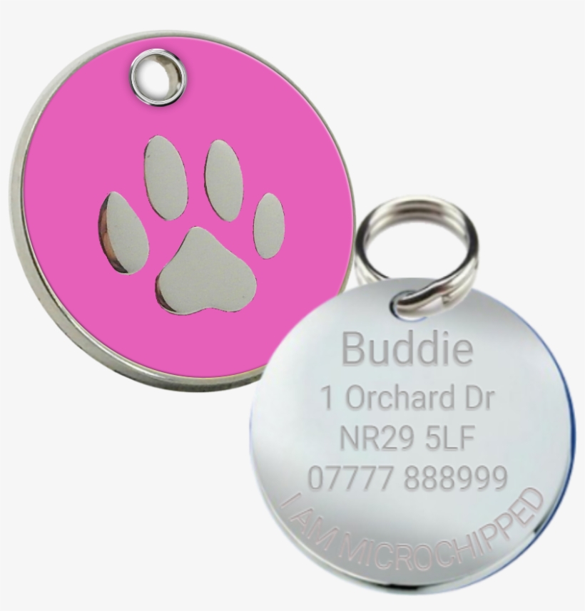 Enamel Pet Tag - Pet Tag, transparent png download