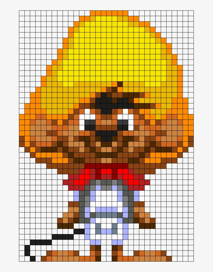 Speed Gonzales Perler Bead Pattern / Bead Sprite - Speedy Gonzales Perler Beads, transparent png download