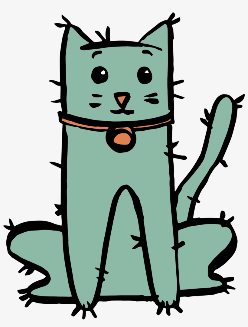 Cactus Cat Solo, transparent png download