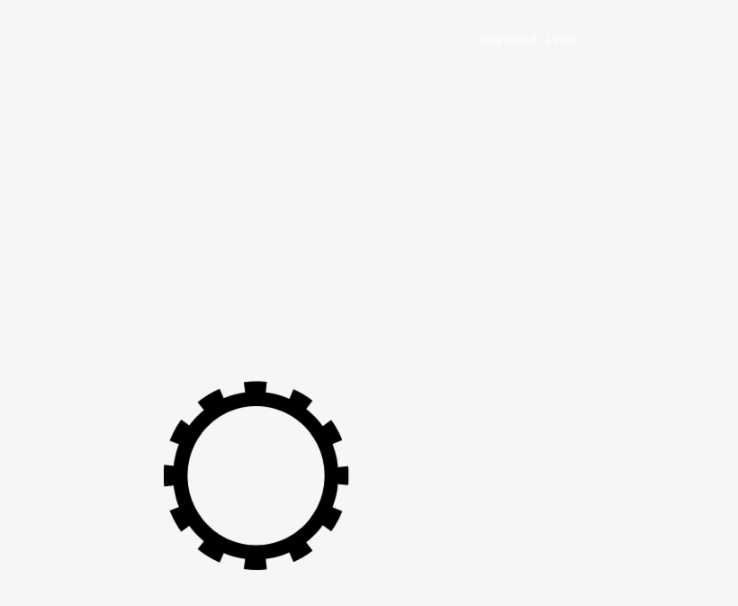 Gear Clip Art Free Vector - Engranaje Dibujo Png, transparent png download