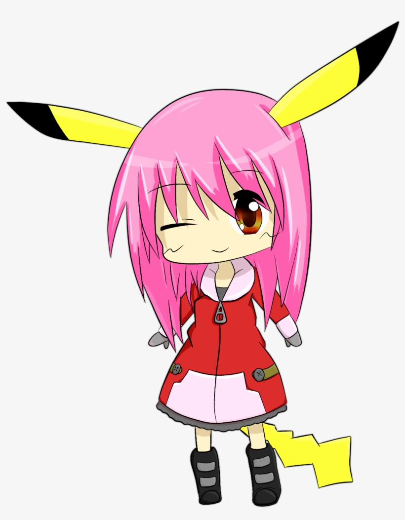Girl Pika Chibi By Smikimimi Clipart - Chibi, transparent png download