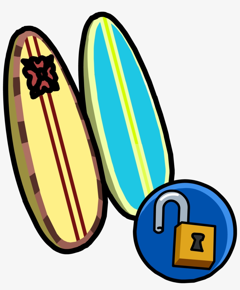 Beach Boards Unlockable Icon - Portable Network Graphics, transparent png download