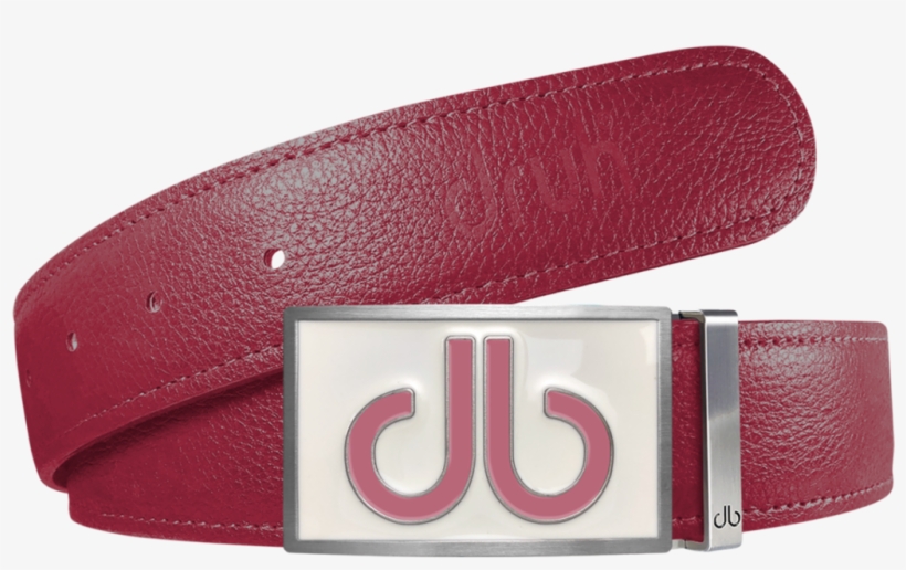 Pink Plain Leather Texture Belt With Buckle - Belt, transparent png download