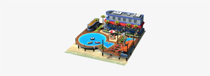 Icon-luxury Beach Hotel - Beach Hotel Png, transparent png download
