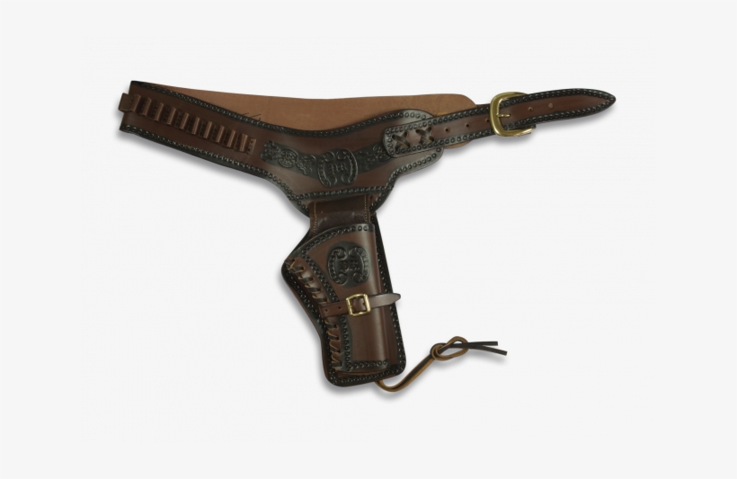 Bullet Belt With Single Holster - Cinto De Balas Png, transparent png download