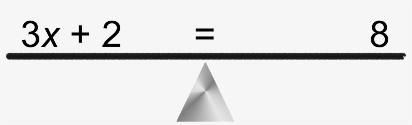Linear Equation Seesaw - Triangle, transparent png download