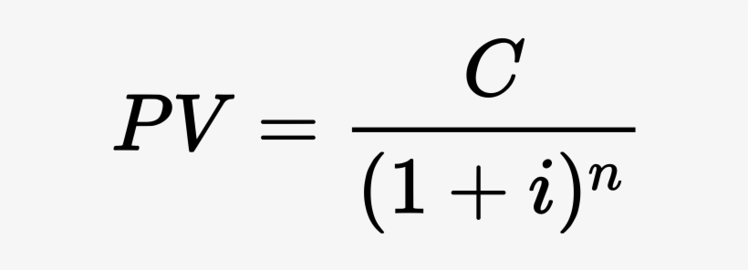 Present Value Formula To Go With The Present Value - Present Value Formula, transparent png download