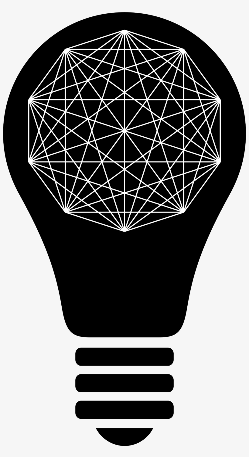 This Free Icons Png Design Of Abstract Light Bulb Silhouette, transparent png download