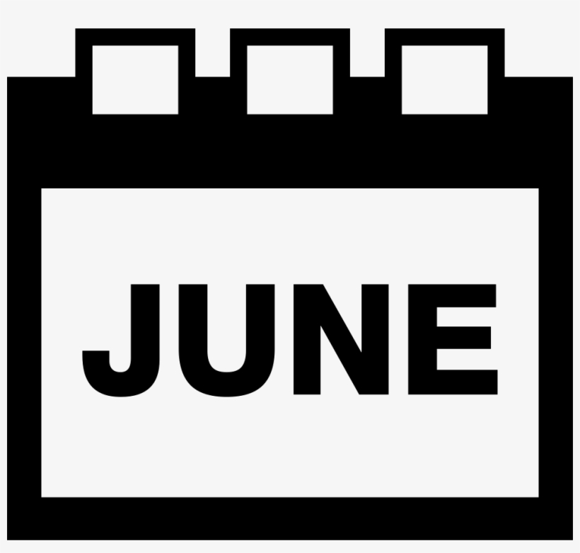 June Calendar Interface Symbol Comments - June Calendar Icon Png, transparent png download