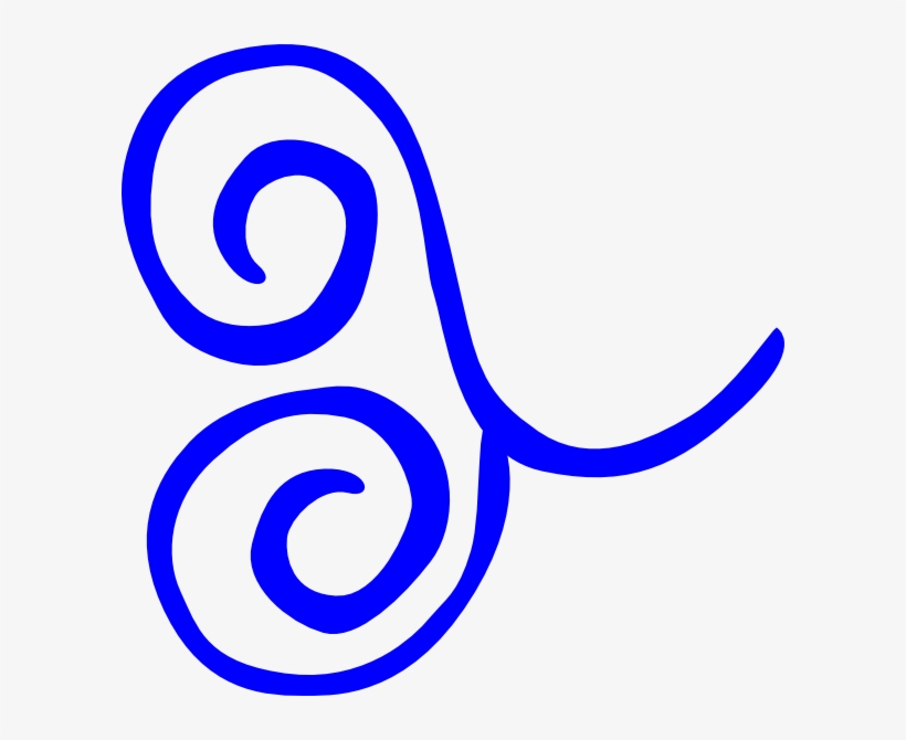 Blue Swirl Svg Clip Arts 600 X 590 Px, transparent png download