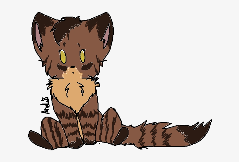 Fluffy Brown Tabby Cat By Bronytothebone-d6e122t - Cat, transparent png download