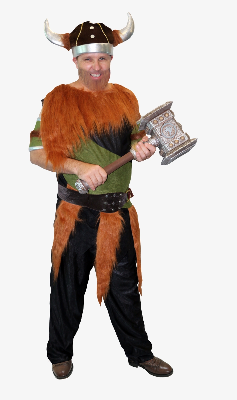 Viking Man - Adult Costume - Viking Man, transparent png download