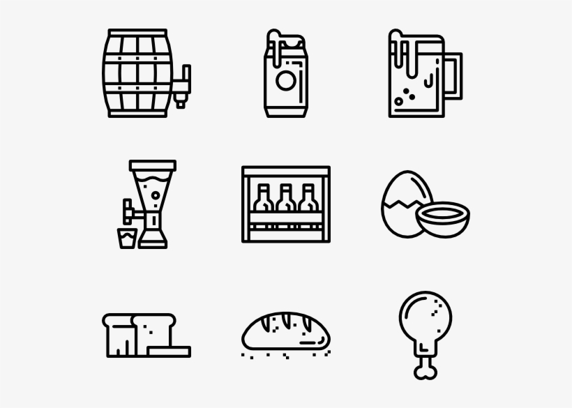 Food & Drink 36 Icons - Education Line Icon, transparent png download