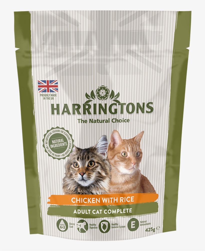 Chicken With Rice - Harringtons Complete Dry Cat Food With Salmon, transparent png download