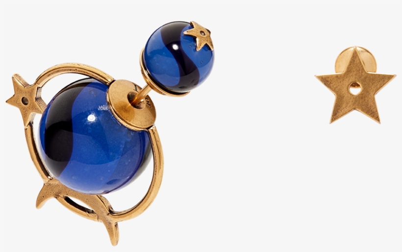 Dior Tribales Astre Lunaire Bleue - Dior Dior Tribales Earrings Women's, transparent png download