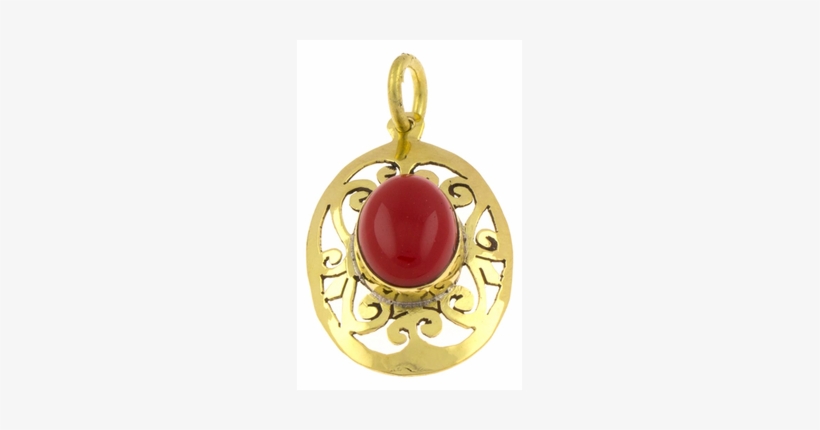 Colgante De Latón Jaspe Espirales Ovales Diamantes - Messing Anhänger Jaspis Oval Spiralen Rauten Antik, transparent png download