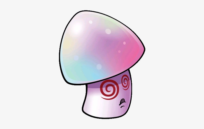 The Hypno Shroom Is A Plant Added To Crazy War Dlc - Pvz 2 Hypno Shroom, transparent png download