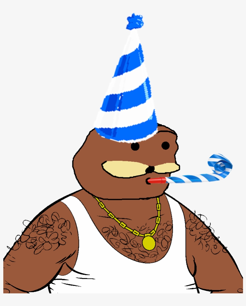 100kib, 800x982, Birthday Spurdo - Portable Network Graphics, transparent png download