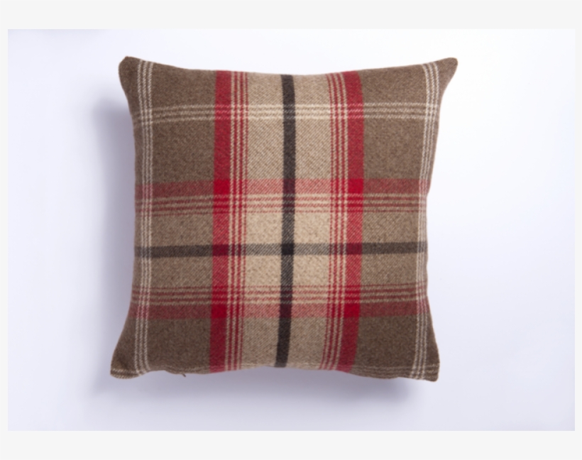 Highland Mist Tartan Cushion Cover In Red - Karaca Home Country Ekose Kırlent Düğmeli, transparent png download