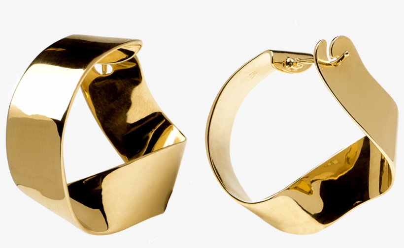 Gravity Gold Earrings - Ar01 055 U, transparent png download