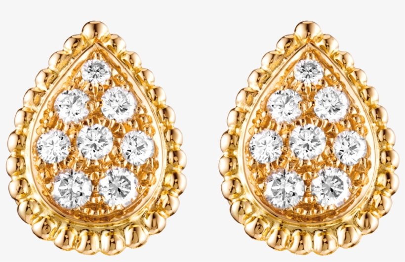 Gold Earring Png Free - Clips D'oreilles Serpent Bohème, transparent png download
