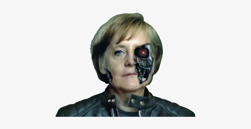 Merkel Cyborg, transparent png download