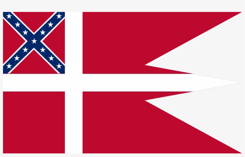 New Cke War Flag 2 - File Flag Of The Confederate States Of America 1863, transparent png download