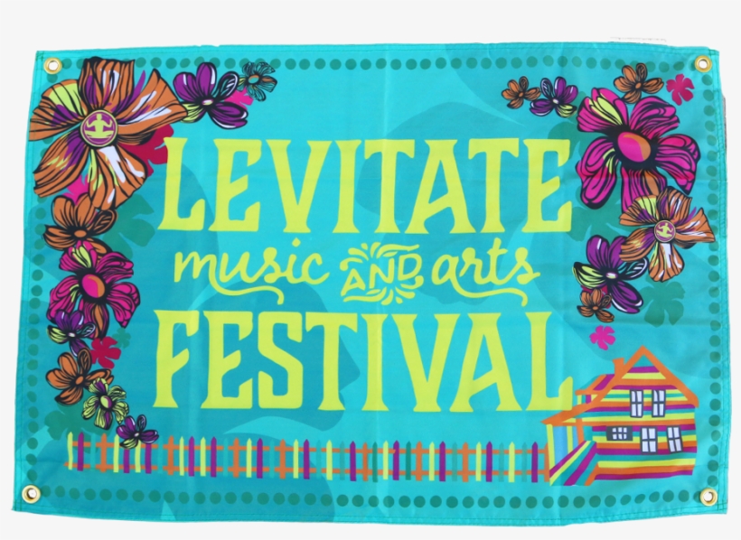 Music Festival Flag- Aqua - Greeting Card, transparent png download