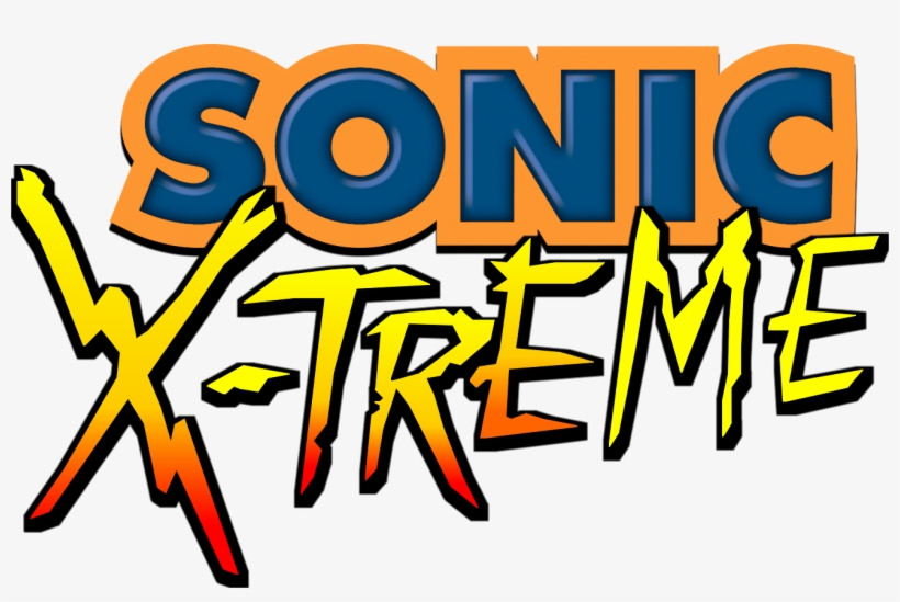 Seria O Primeiro Jogo Do Sonic Em 3d, Seria Lançado - Sonic X Treme Logo, transparent png download