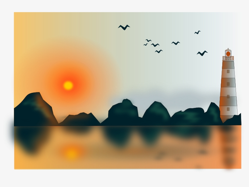 Sunset Clipart Png Download - Sunset, transparent png download