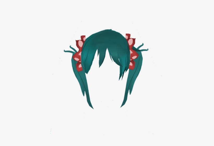 Base Cabello Haru Miyu - Cabellos De Yandere Simulator, transparent png download
