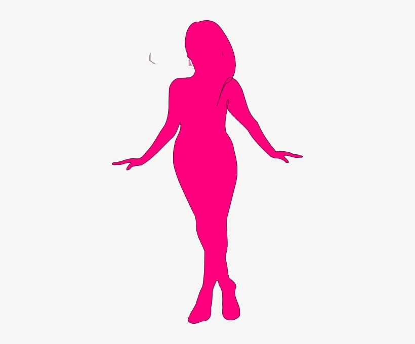 Exercise Routines And Workouts For Full Figured, Curvy - Black Woman Body Silhouette, transparent png download