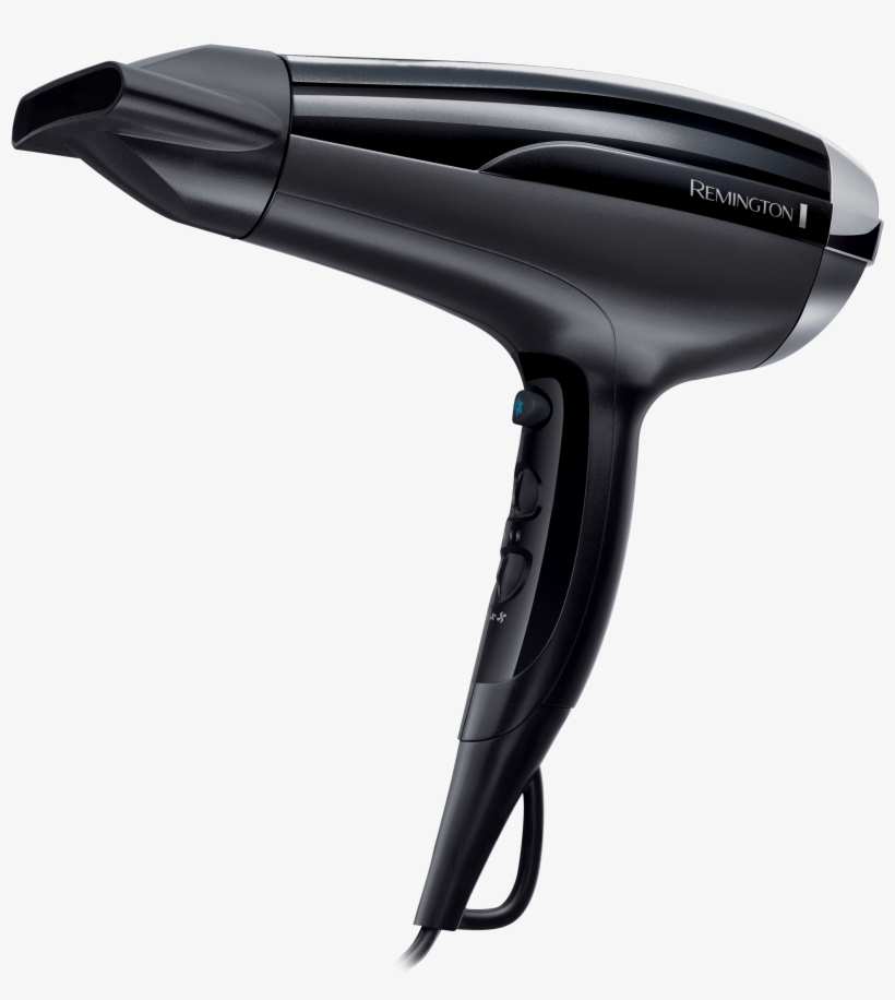 Get Ready For A Professional Finish Every Day - Remington Hair Dryer Black, transparent png download
