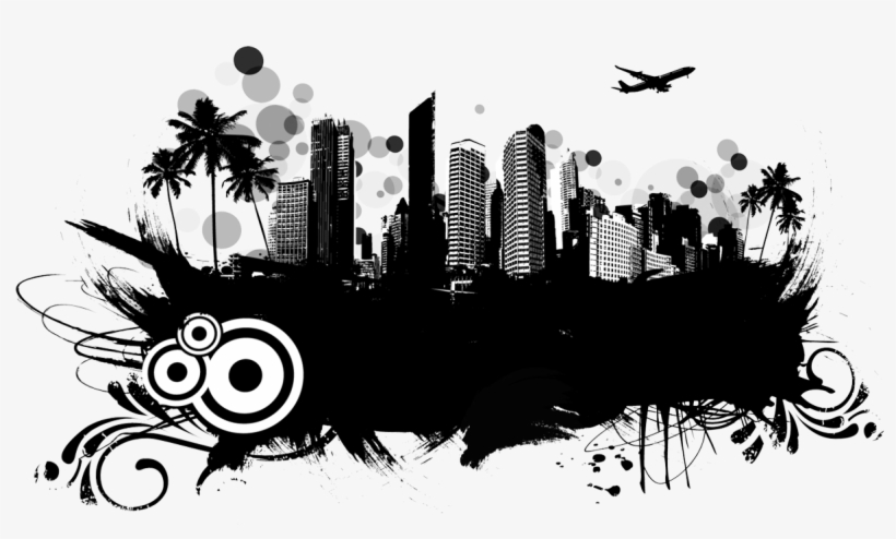 Grunge Urban Graphic - Urban Graphic Design Png, transparent png download