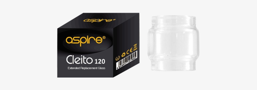 Cleito 120 Replacement Fatboy Glass Pyrex - Aspire Cleito 120 Glass, transparent png download