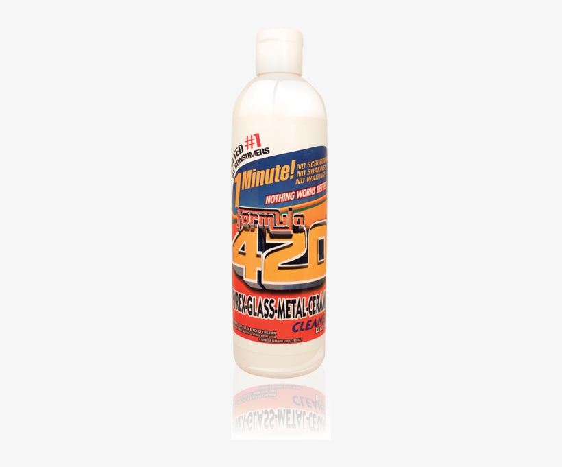 Glass Cleaner - 2 Item Bundle - Formula 420 Pipe Cleaner - Glass -, transparent png download