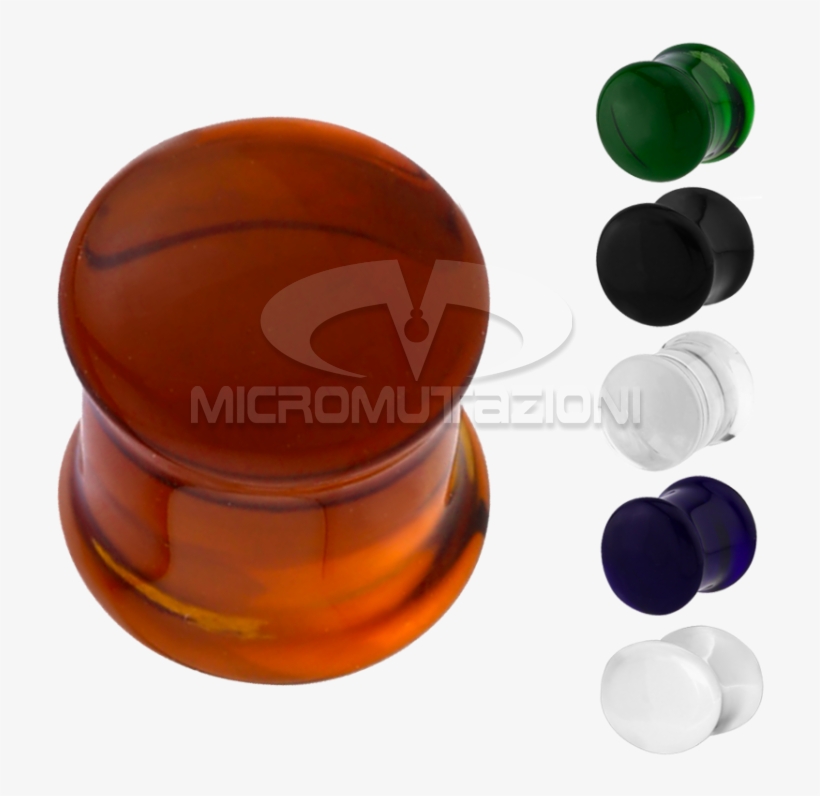 Pyrex Double Flared Eyelets Ear - Glass, transparent png download