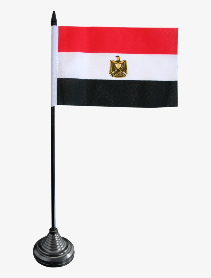 Egypt Table Flag - Drapeau De L Egypte, transparent png download