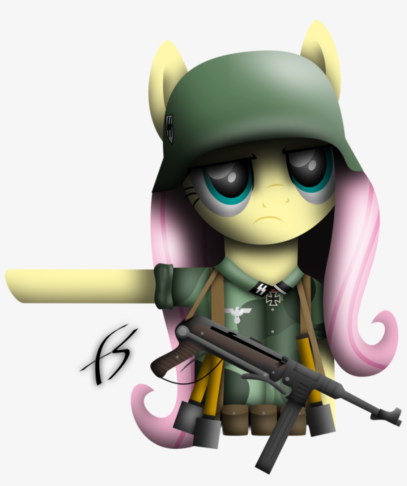 Your Jurisdiction/age May Mean Viewing This Content - My Little Pony Fluttershy Soldier, transparent png download