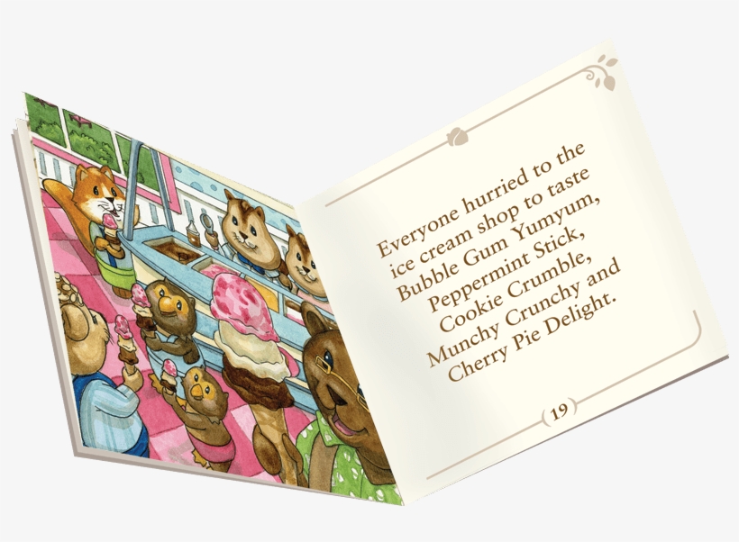 The Scamperscoottm Chipmunk Family With Storybook - Paper, transparent png download