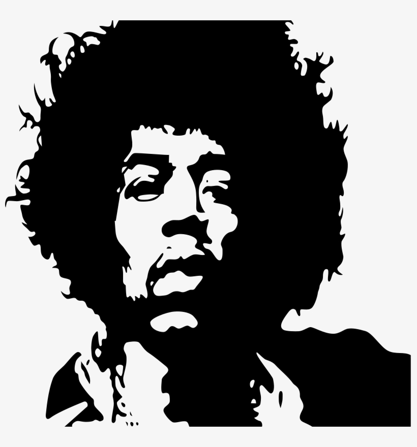 Clip Arts Related To - Jimi Hendrix, transparent png download