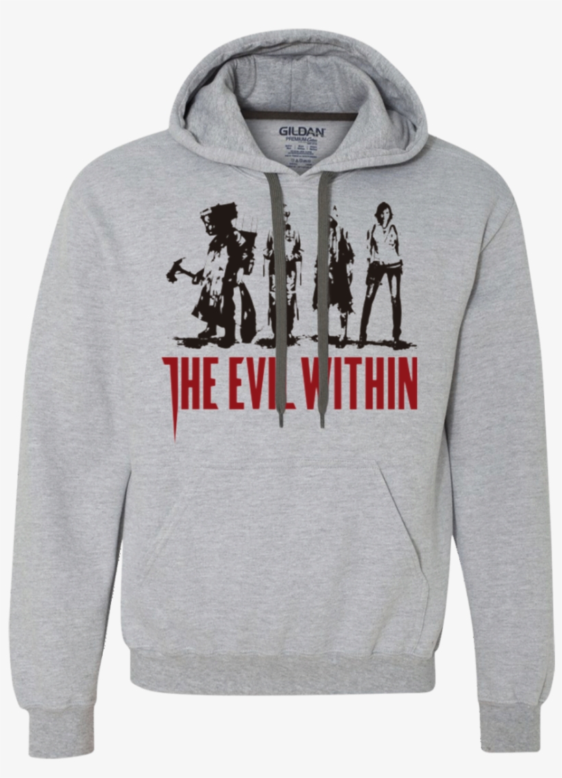 Oni Slasher Mask Premium Fleece Hoodie - Never-trust-an-atom2 Heavyweight Pullover Fleece Sweatshirt, transparent png download