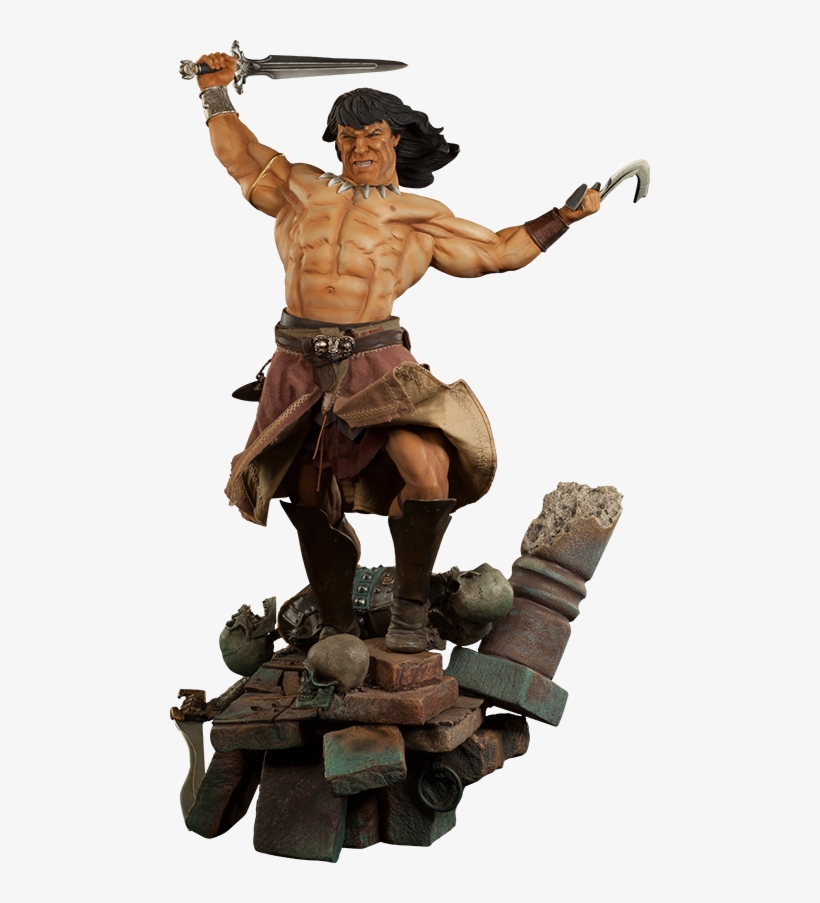 00" Conan Premium Format™ Figure Conan The Barbarian - Conan: Premium Format Statue: Rage Of The Undying, transparent png download