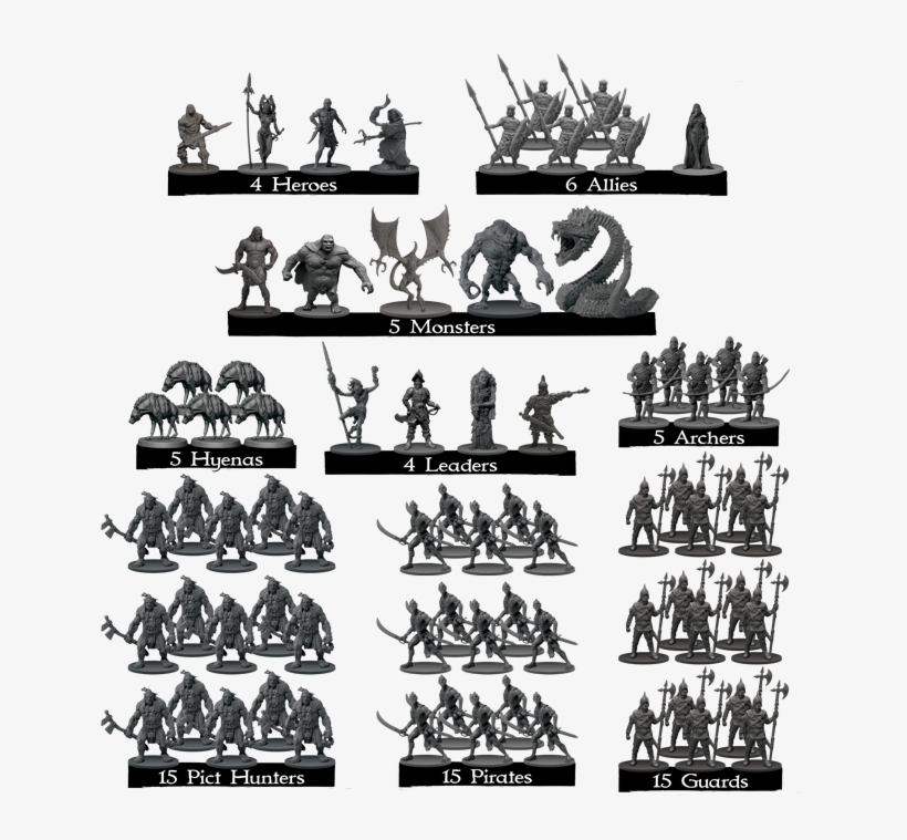 Conan Contents - Conan Board Game Contents, transparent png download