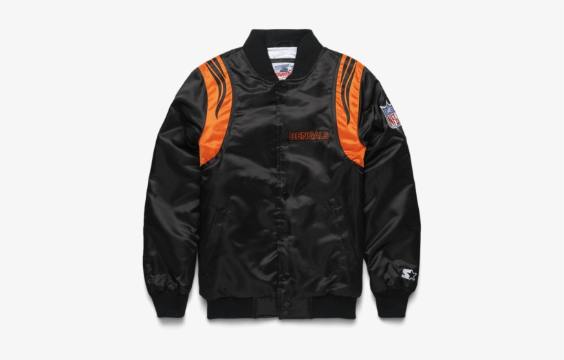 Homage X Starter Bengals Gameday Jacket Cincinnati - Sweatshirt, transparent png download