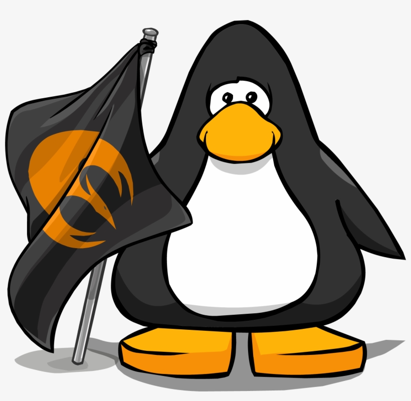 Rebel's Flag Player Card - Penguin With Hard Hat, transparent png download