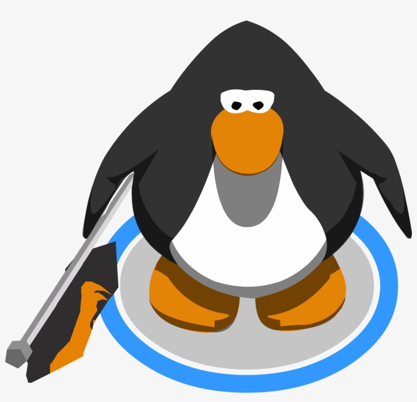 Rebel's Flag In-game - Red Penguin Club Penguin, transparent png download