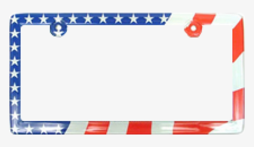 Patriotic License Plate Frame, transparent png download