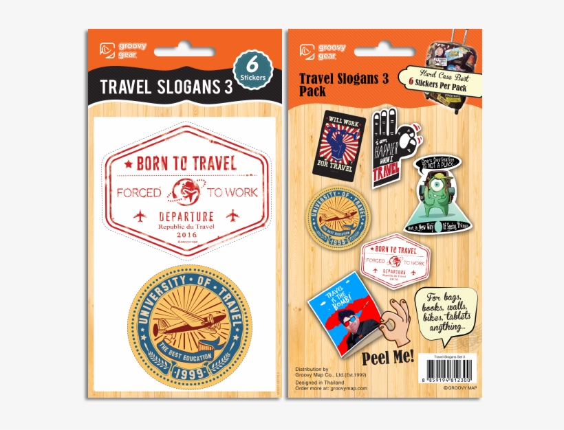 Travel Slogans 3, - Emblem, transparent png download